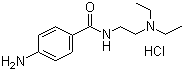 盐酸普鲁卡因胺分子结构 (CAS 614-39-1)