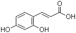 structure of CAS# 614-86-8, 2,4-Dihydroxycinnamic acid