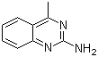 结构式 CAS# 6141-02-2, 2-氨基-4-甲基-喹唑啉