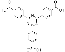 2,4,6-三(4-羧基苯基)-1,3,5-三嗪分子结构 (CAS 61414-16-2)