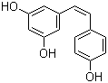 顺式白藜芦醇分子结构 (CAS 61434-67-1)