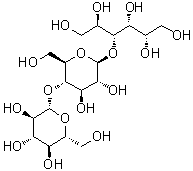 纤维三糖醇分子结构 (CAS 61473-64-1)