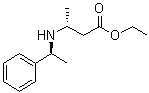 [R-(R*,S*)]-3-[(1-苯基乙基)氨基]丁酸乙酯分子结构 (CAS 61477-37-0)