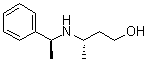 (3S)-3-[[(1S)-1-苯基乙基]氨基]-1-丁醇分子结构 (CAS 61477-38-1)