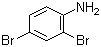 2,4-二溴苯胺分子结构 (CAS 615-57-6)