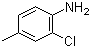 2-氯-4-甲基苯胺分子结构 (CAS 615-65-6)