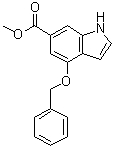 4-(苄氧基)-6-吲哚羧酸甲酯分子结构 (CAS 61545-36-6)