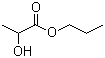 乳酸丙酯分子结构 (CAS 616-09-1)