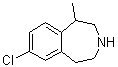 7-氯-1-甲基-2,3,4,5-四氢-1H-3-苯并氮杂卓分子结构 (CAS 616201-89-9)