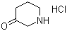 哌啶-3-酮盐酸盐分子结构 (CAS 61644-00-6)