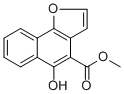 呋喃大叶茜草素分子结构 (CAS 61658-41-1)
