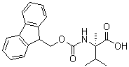 N-[芴甲氧羰基]-2-甲基-D-缬氨酸分子结构 (CAS 616867-28-8)