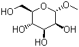 structure of CAS# 617-04-9, Methyl alpha-D-mannopyranoside;(2R,3S,4S,5S,6S)-2-(hydroxymethyl)-6-methoxyoxane-3,4,5-triol