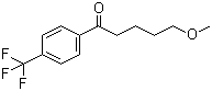 5-甲氧基-1-[4-(三氟甲基)苯基]-1-戊酮分子结构 (CAS 61718-80-7)
