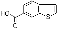 结构式 CAS# 6179-26-6, 苯并[b]噻吩-6-羧酸