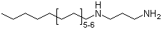 N-氢化牛脂基-1,3-丙二胺分子结构 (CAS 61791-55-7)