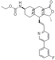 结构式 CAS# 618385-01-6, Vorapaxar