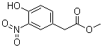 3-硝基-4-羟基苯乙酸甲酯分子结构 (CAS 61873-93-6)