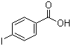 4-碘苯甲酸分子结构 (CAS 619-58-9)