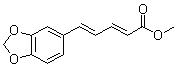 胡椒酸甲酯分子结构 (CAS 6190-46-1)
