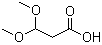 3,3-二甲氧基丙酸分子结构 (CAS 6191-98-6)