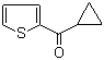 结构式 CAS# 6193-47-1, 2-噻酚基环丙基甲酮; 环丙基噻吩甲酮