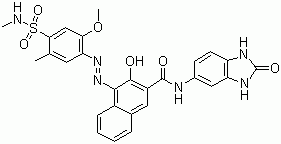 颜料红 185分子结构 (CAS 61951-98-2)