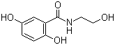 2,5-二羟基-N-(2-羟乙基)苯甲酰胺分子结构 (CAS 61969-53-7)