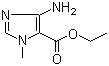 4-氨基-1-甲基-1H-咪唑-5-甲酸乙酯分子结构 (CAS 61982-18-1)