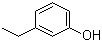 3-乙基苯酚分子结构 (CAS 620-17-7)