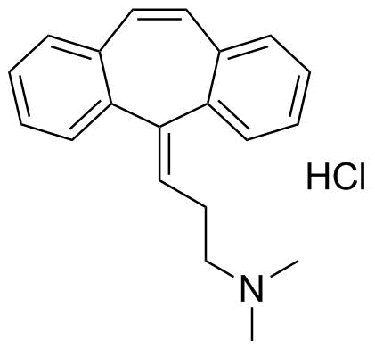 盐酸环苯扎林分子结构 (CAS 6202-23-9)