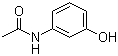 3'-羟基-N-乙酰苯胺分子结构 (CAS 621-42-1)
