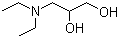 3-二乙胺基-1,2-丙二醇分子结构 (CAS 621-56-7)
