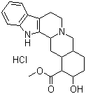 alpha-盐酸育亨宾分子结构 (CAS 6211-32-1)