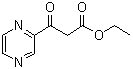 beta-氧代-2-吡嗪丙酸乙酯分子结构 (CAS 62124-77-0)