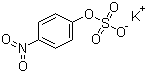 4-硝基苯基硫酸酯钾盐分子结构 (CAS 6217-68-1)