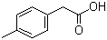 对甲基苯乙酸分子结构 (CAS 622-47-9)