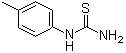 对甲苯基硫脲分子结构 (CAS 622-52-6)