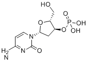2'-脱氧胞苷-3'-单磷酸酯分子结构 (CAS 6220-63-9)