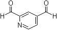 2,4-吡啶二甲醛分子结构 (CAS 6220-65-1)