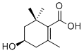 4-羟基-2,6,6-三甲基-1-环己烯羧酸分子结构 (CAS 62218-55-7)