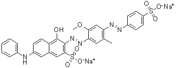 直接紫 9分子结构 (CAS 6227-14-1)