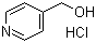 4-吡啶甲醇盐酸盐分子结构 (CAS 62302-28-7)