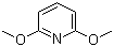 2,6-二甲氧基吡啶分子结构 (CAS 6231-18-1)