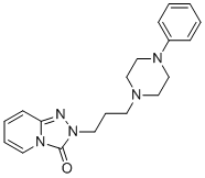 structure of CAS# 62337-66-0, Dechloro Trazodone;2-[3-(4-phenylpiperazin-1-yl)propyl]-[1,2,4]triazolo[4,3-a]pyridin-3-one