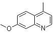 7-甲氧基-4-甲基喹啉分子结构 (CAS 6238-12-6)