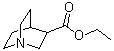3-奎宁环羧酸乙酯分子结构 (CAS 6238-33-1)