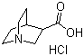 奎宁环-3-甲酸盐酸盐分子结构 (CAS 6238-34-2)