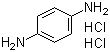 1,4-苯二胺盐酸盐分子结构 (CAS 624-18-0)