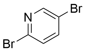 2,5-二溴吡啶分子结构 (CAS 624-28-2)